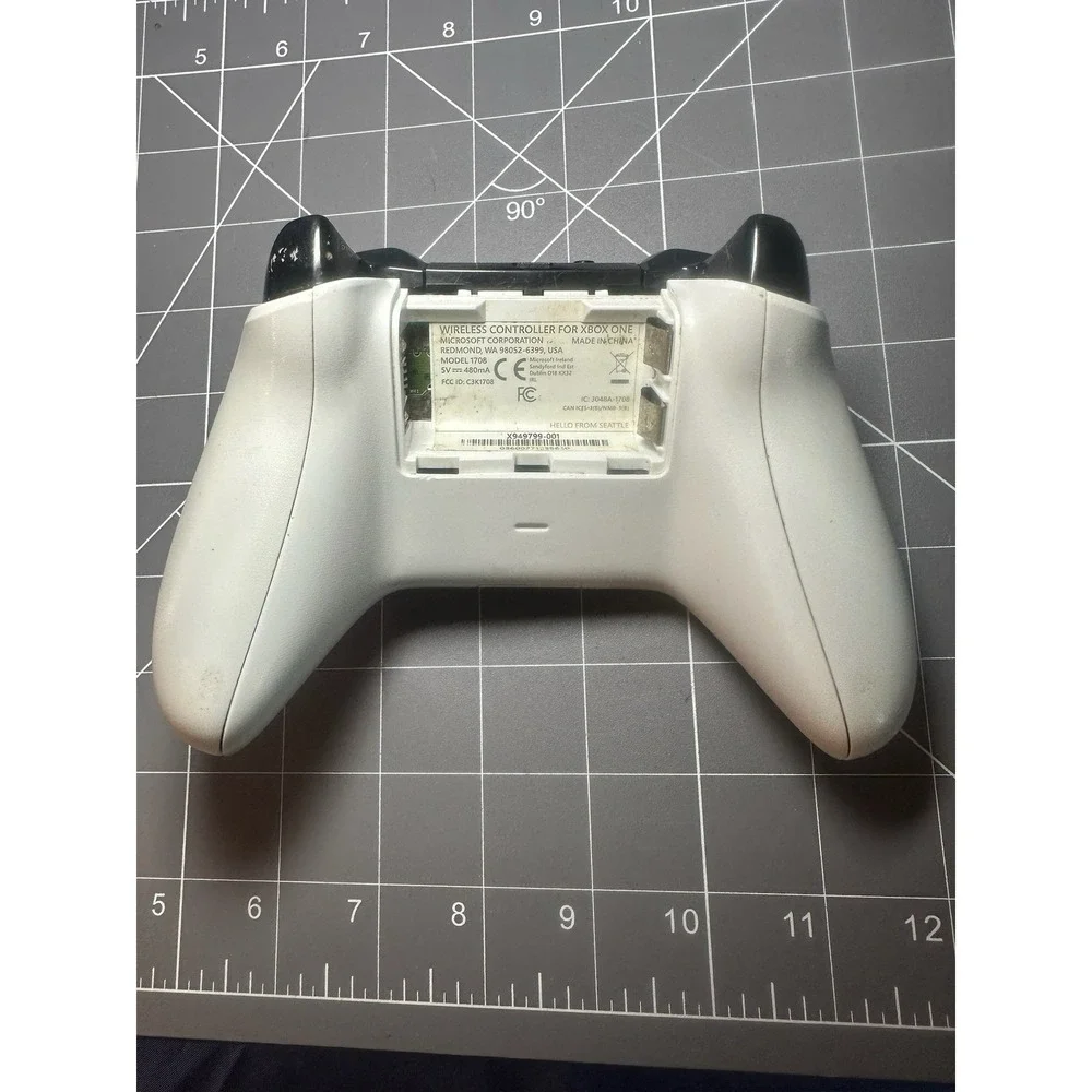 Xbox One Wireless Controller -White (Model 1708) No Battery Or Cover